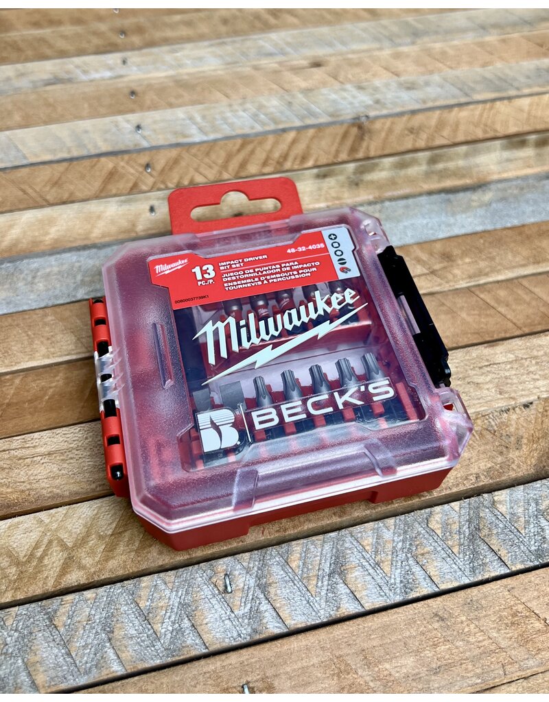 04769 Milwaukee Impact Driver Bit Set