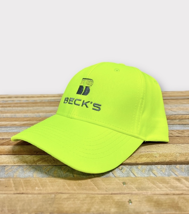 03742 Neon Yellow Twill Hat - Beck's Country Store