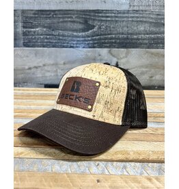 Cambridge 03950 Cork + Leather Patch Hat
