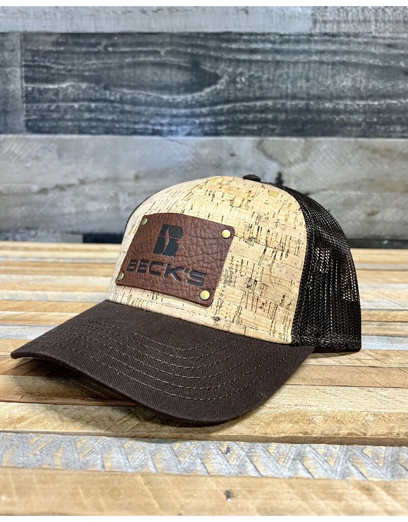 Cambridge 03950 Cork + Leather Patch Hat