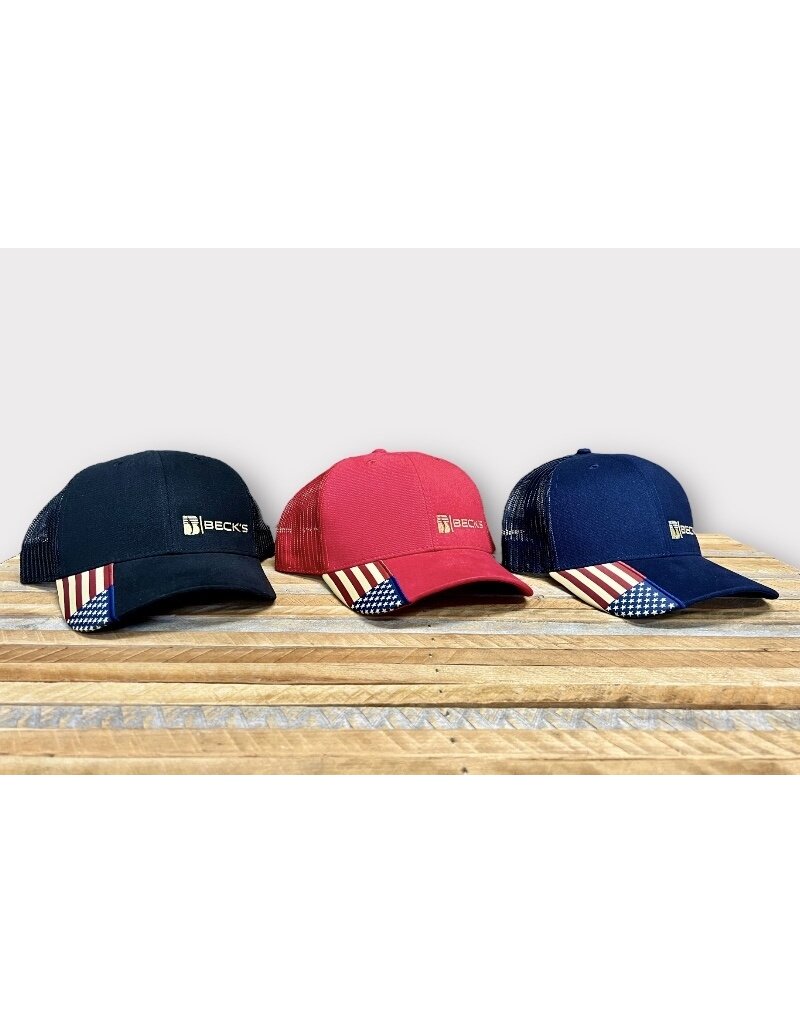 Kati 04841 Off Set Flag Mesh Cap