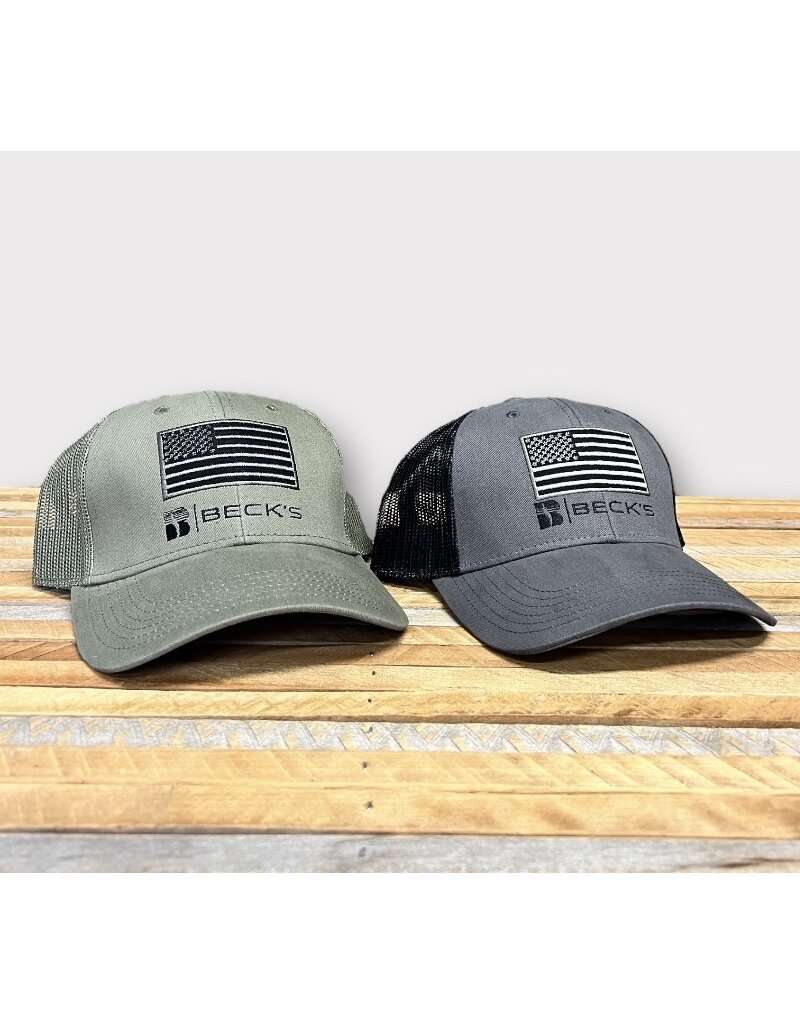 03260 Flag Patch Mesh Snapback Hat