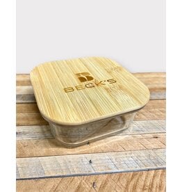 04788 Glass Storage Container w/Bamboo Lid