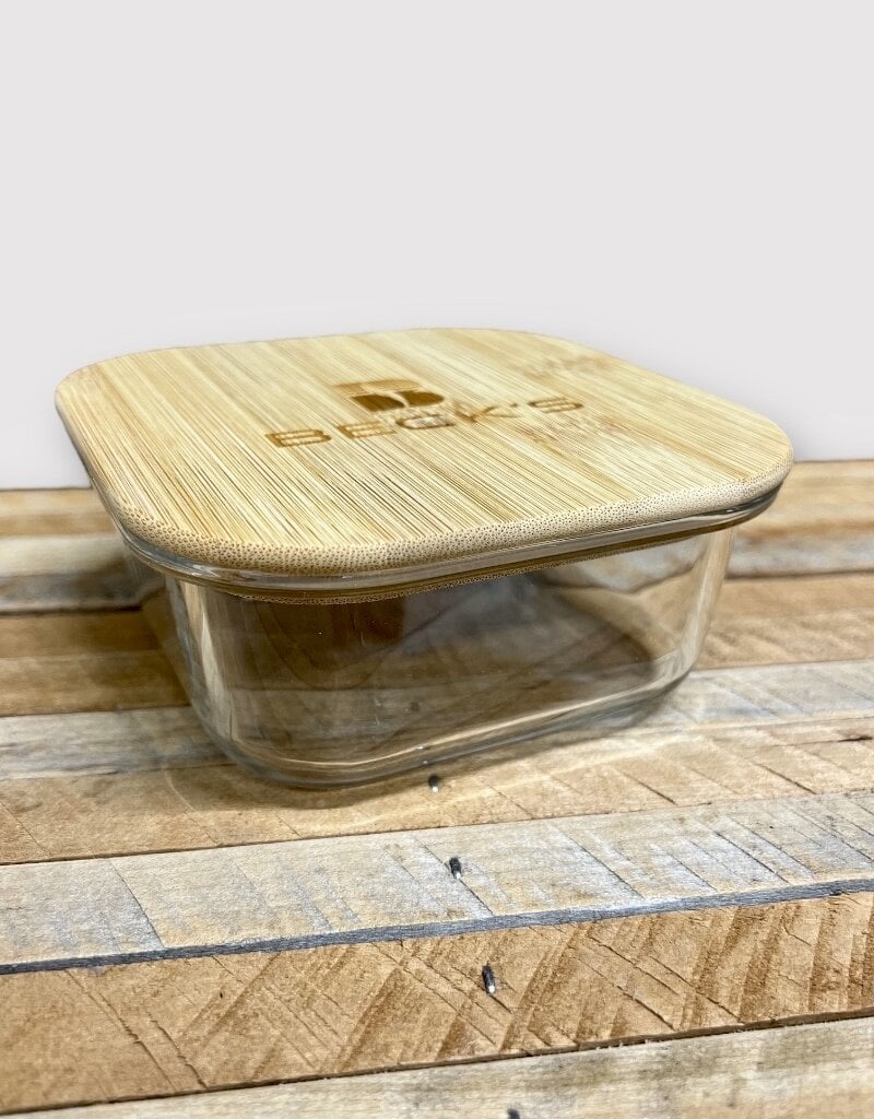 04788 Glass Storage Container w/Bamboo Lid