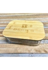 04789 Glass Storage Container w/ Bamboo Lid