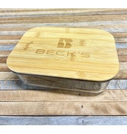 04789 Glass Storage Container w/ Bamboo Lid