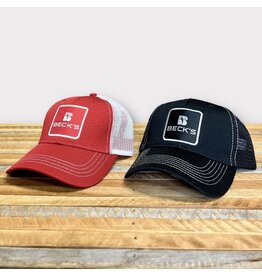 02449 Stacked Logo Mesh Patch Hat