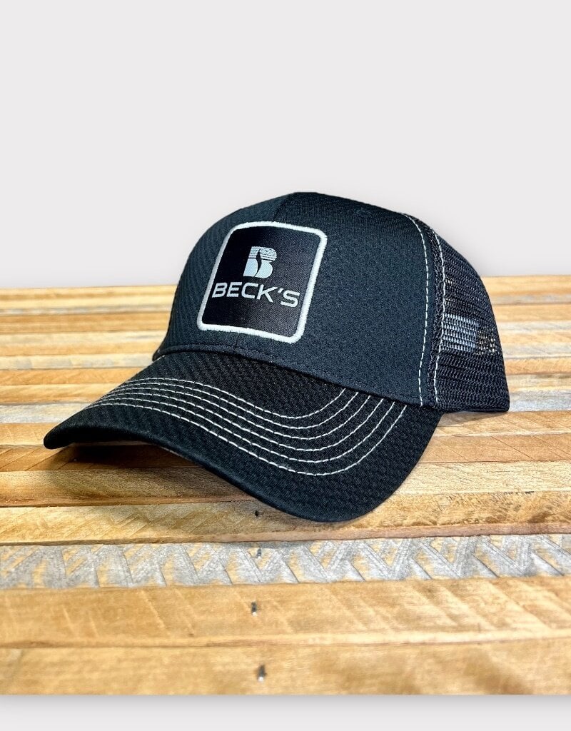 02449 Stacked Logo Mesh Patch Hat