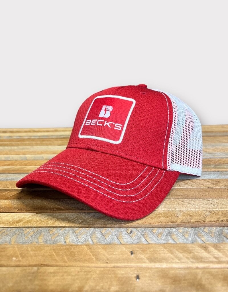 02449 Stacked Logo Mesh Patch Hat