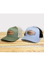 04281 Sport Tek Retro Trucker Hat w/ Leather Patch