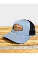 04281 Sport Tek Retro Trucker Hat w/ Leather Patch