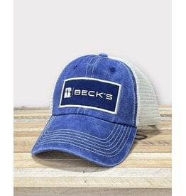 04123 Denim Patch Mesh Hat