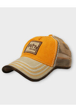 03130 Why I Farm Orange/Khaki Hat