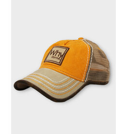 03130 Why I Farm Orange/Khaki Hat