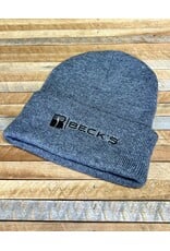 Port Authority 04312 Grey Knit Beanie w/ Cuff