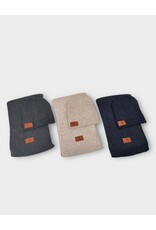 Prime Line 04018 Leeman Knit Scarf and Beanie Set