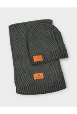 Prime Line 04018 Leeman Knit Scarf and Beanie Set