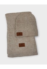 Prime Line 04018 Leeman Knit Scarf and Beanie Set