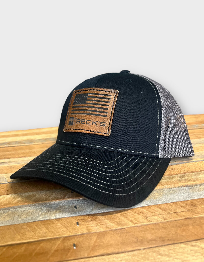 Richardson 03977 Richardson  Leather Flag Patch