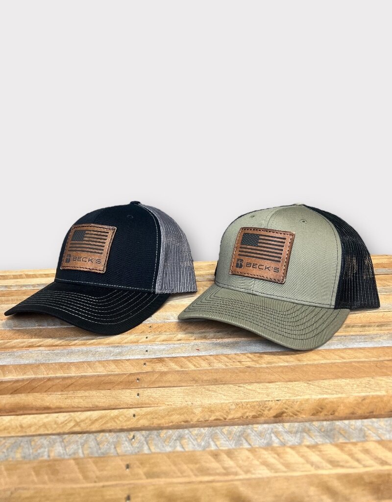 Richardson 03977 Richardson  Leather Flag Patch