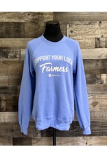 Bella + Canvas 04653 Support Your Local Farmer Crewneck