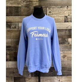 Bella + Canvas 04653 Support Your Local Farmer Crewneck