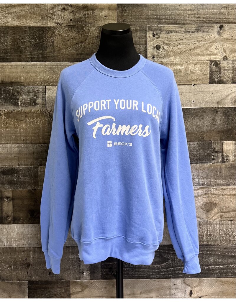Bella + Canvas 04653 Support Your Local Farmer Crewneck
