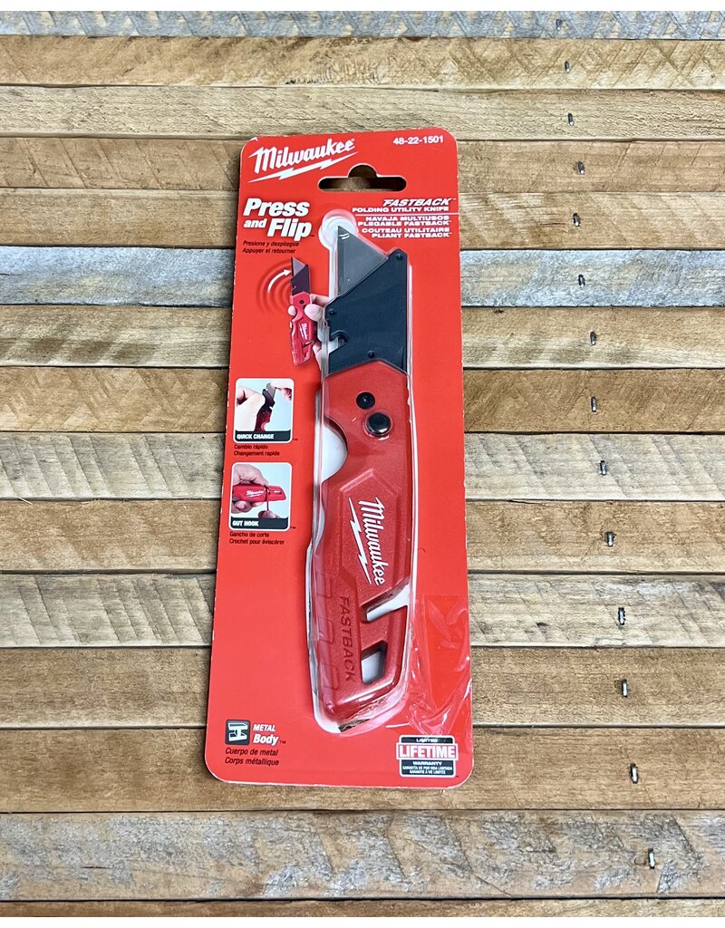 Milwaukee 03665 Milwaukee Fast Back Folding Utility Knife