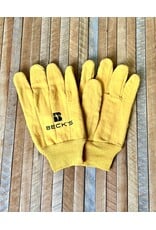 Graystone Graphics 01532 Yellow Cotton Gloves (1/2 dozen bundle)