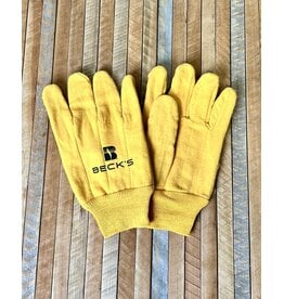 Graystone Graphics 01532 Yellow Cotton Gloves 1/2 Dozen