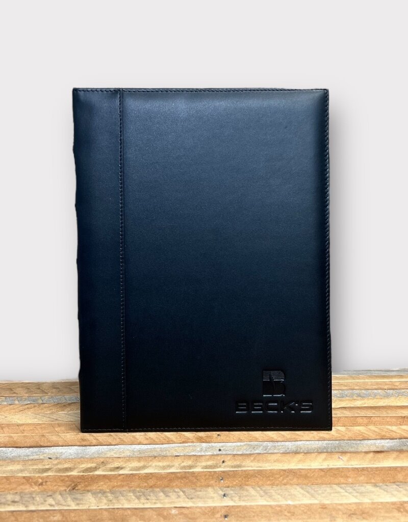 N/A 01979 Leather Journal With Plaid Lining