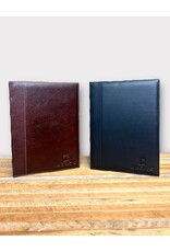 N/A 01979 Leather Journal With Plaid Lining