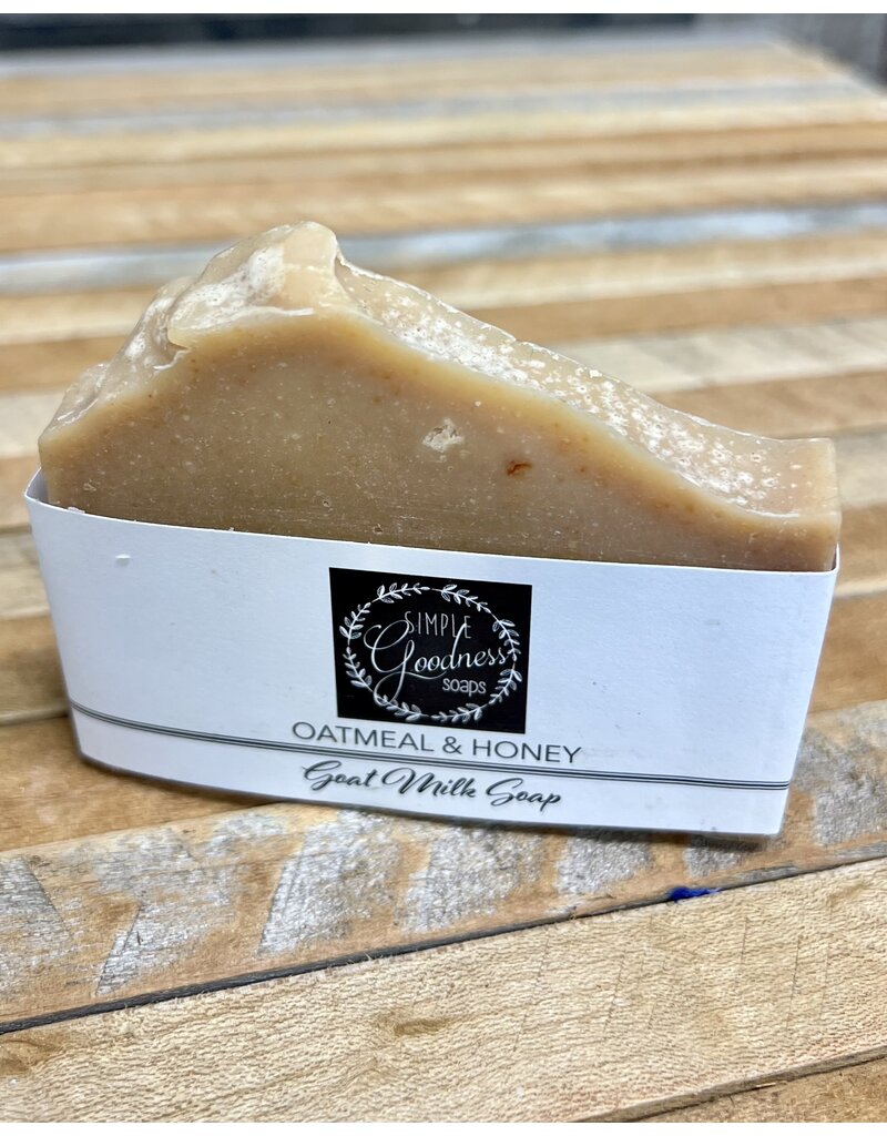 04654 Simple Goodness Goat Milk 1/2 Bar Soap