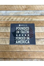 03704 Founded in Faith Stickers