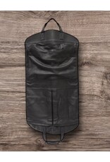 N/A 01977 Pebble Black Leather Garment Bag
