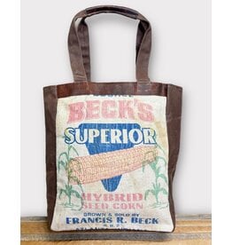 02137 Leather & Seed Bag Tote