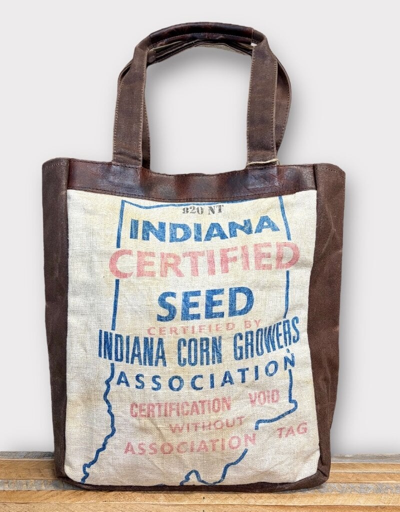 02137 Leather & Seed Bag Tote