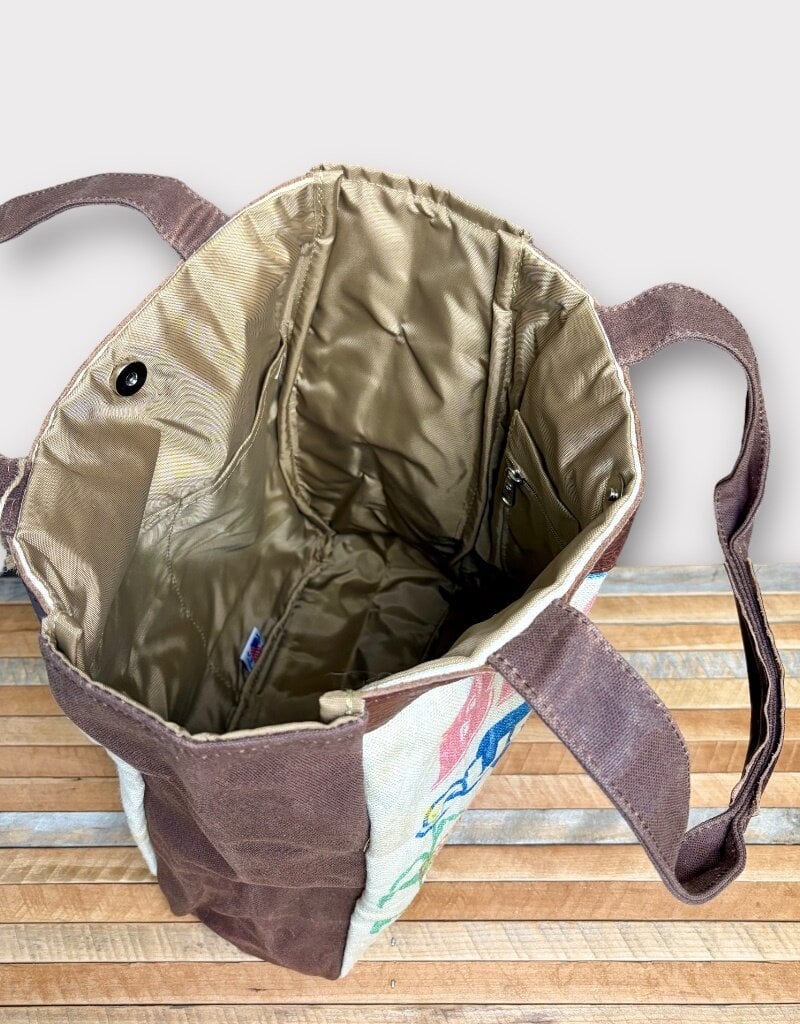 02137 Leather & Seed Bag Tote