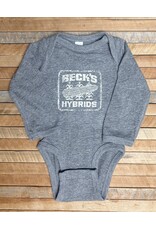 Rabbit Skins 04549 Rabbit Skins L/S Onesie w/ Vintage Logo