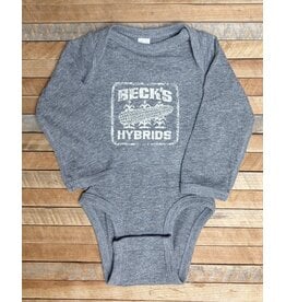 Rabbit Skins 04549 Rabbit Skins L/S Onesie w/ Vintage Logo