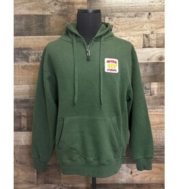 04971 White Bear Hoodie w/ Vintage Patch