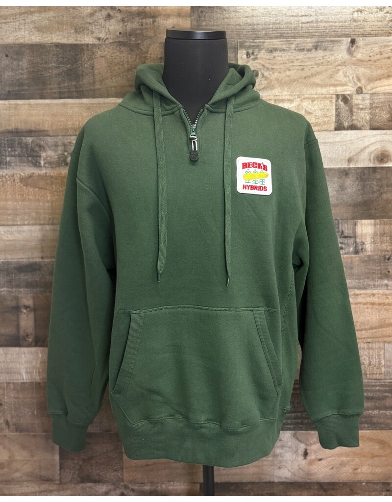 04971 White Bear Hoodie w/ Vintage Patch