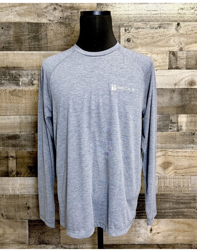 Sport-Tek 02552 Posicharge Tri-Blend Raglan L/S T-Shirt