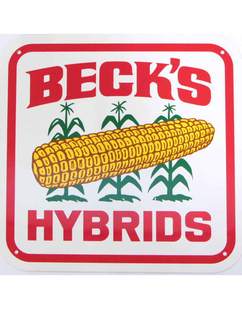 01335  12 x 12” Metal Vintage Logo Sign