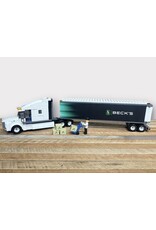 02134 Lego Style Sleeper Cab & Straight Trailer