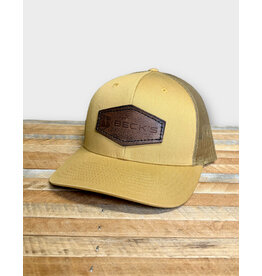 Richardson 04986 Richardson Leather Tonal Hexagon Patch Mesh