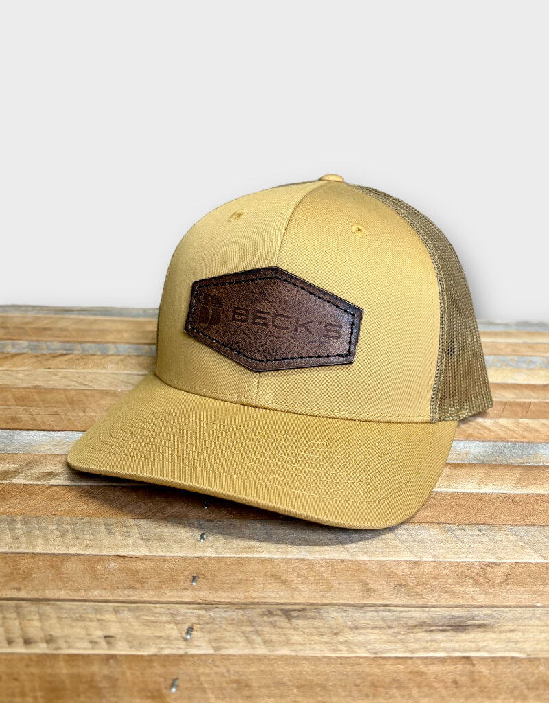 Richardson 04986 Richardson Leather Tonal Hexagon Patch Mesh