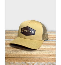 04980 Richardson Hexagon Leather Patch Mesh