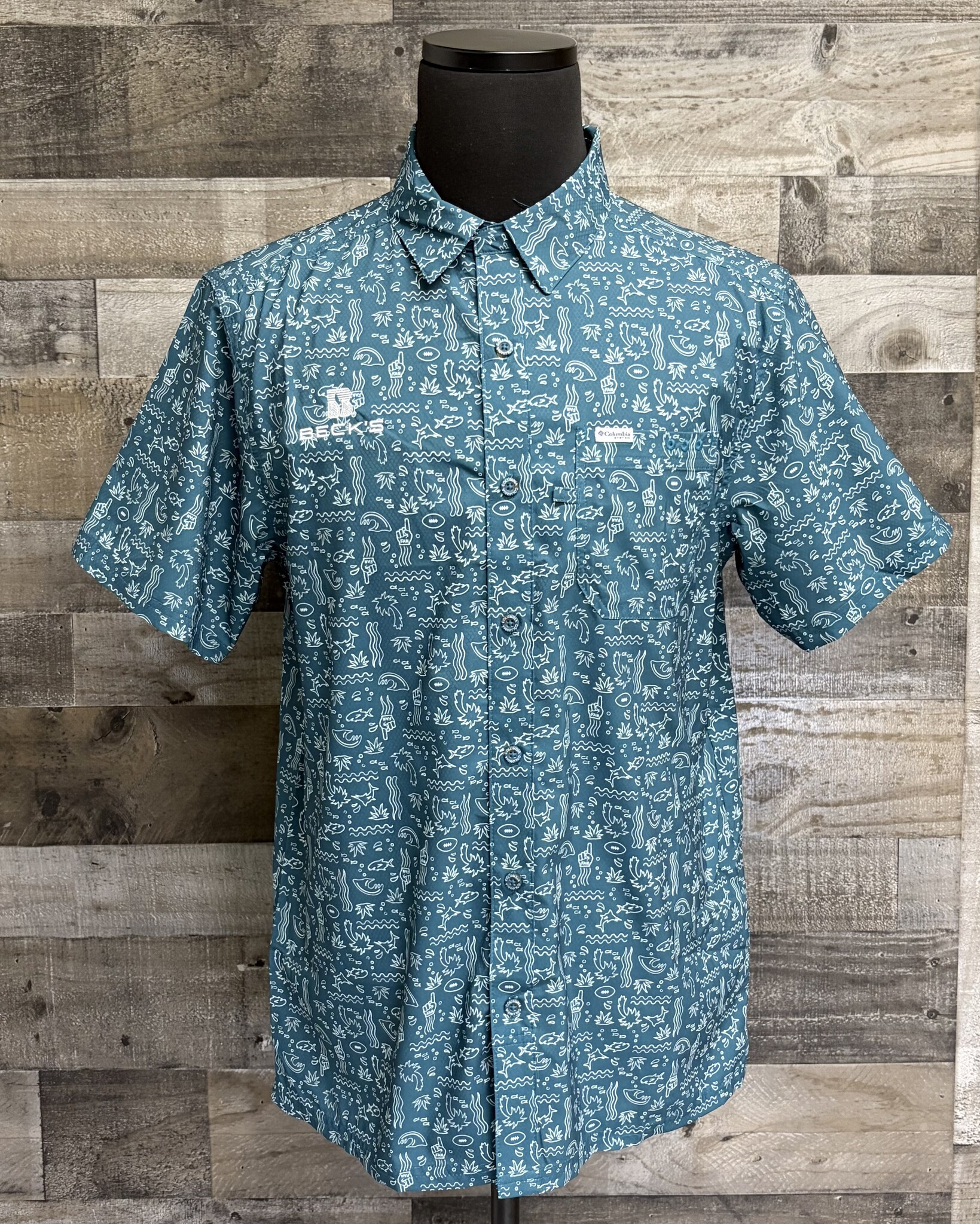 03205 Men's Columbia Slack Tide PFG S/S - Beck's Country Store