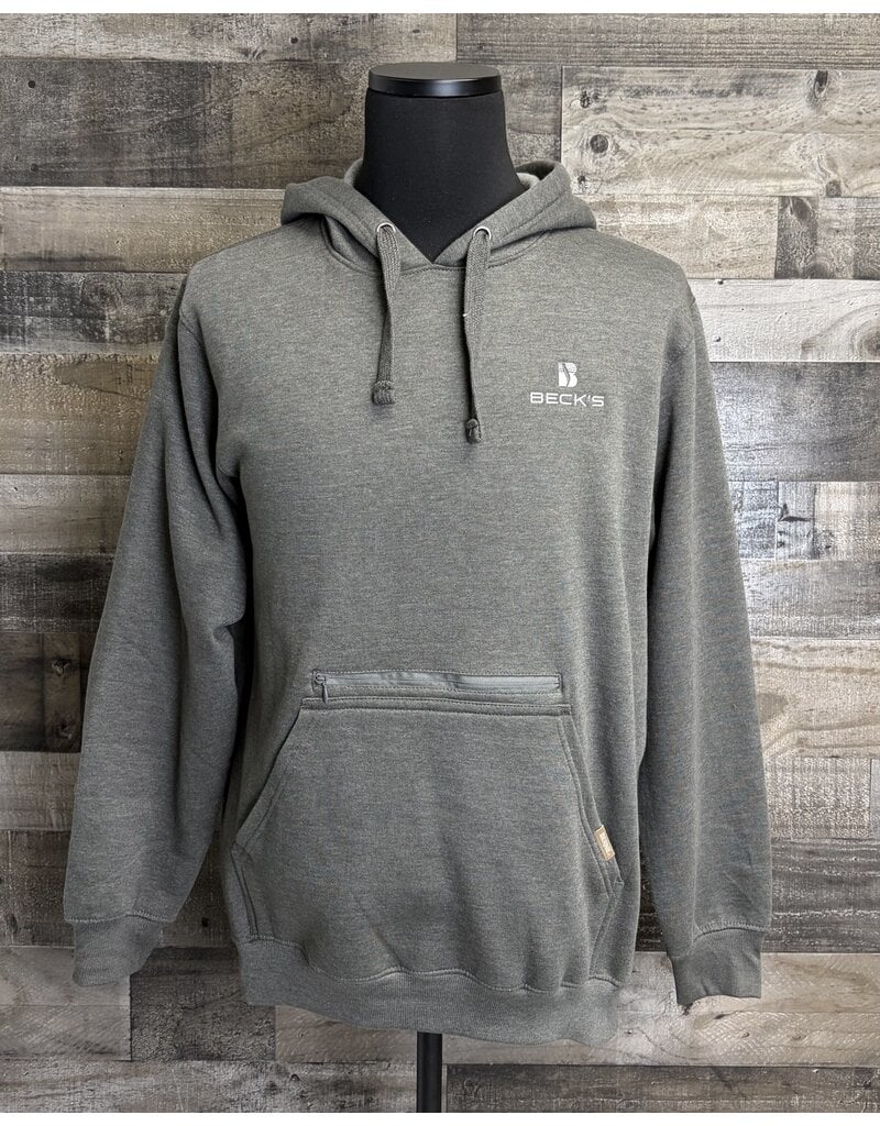 Berne 04906 Berne Men's Zippered Pocket Hoodie